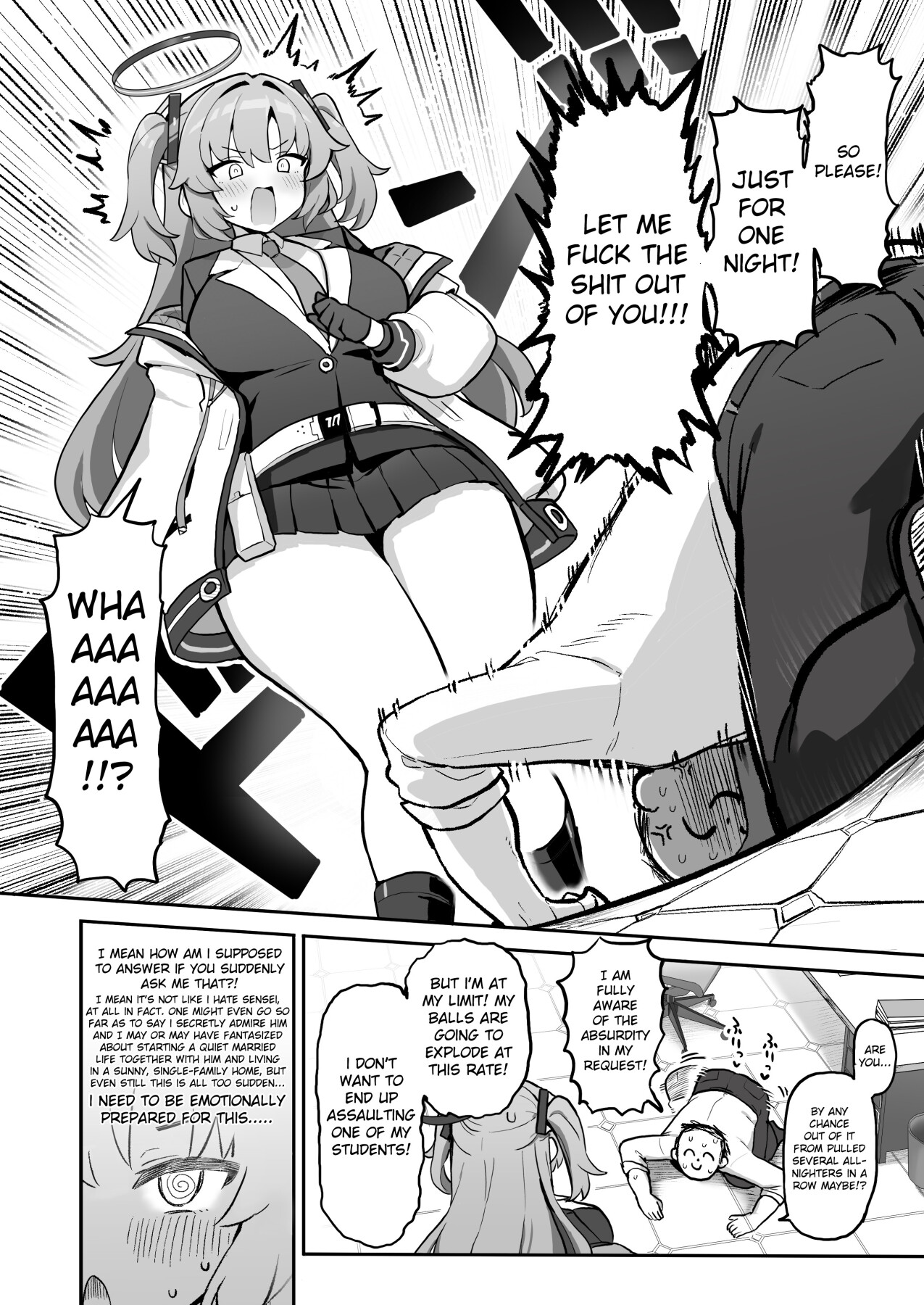 Hentai Manga Comic-Plump Seminar Instant Dick & Ball-Draining Breeding Routine~-Read-3